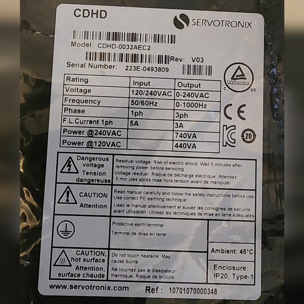 Servotronix CDHD-0032AEC2